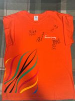 2012 OLYMPIC ATHLETICS MEMORABILIA T-Shirt Signed by 4 World-Class Athletes