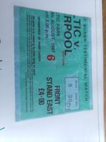 Celtic v Liverpool    Tommy Burns Testimonial Ticket 