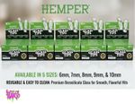 Hemper Glass Filter Tips Borosilicate Roach Smoking 6mm 7mm 8mm 9mm UK