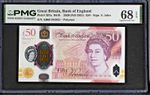 GB / England Queen Elizabeth II £50 397a AB06 943821 PMG 68 EPQ