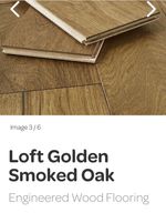 Engineered Wood Oak Flooring, 6 Unopened Boxes, Ca 8.5 Sqm