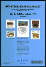 FRG ARTIST ETB 1995/40 1823 FARMHOUSE MECKLENBURG 