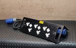 Power Distro 230v 32amp Plug to 12 x 13 amp 3 pin Socket Toblerone Events Site