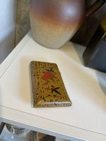 Vintage Japanese Lacquered Cigarette Cigar Case Hand Painted