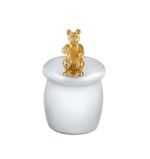 Honey Pot Teddy Bear Tooth Fairy Box Victorian Style 925 Sterling Silver