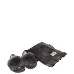 UGG Kids Boys Blanket Grey Polyester Fur Textured Size 12-18 Months RRP 60