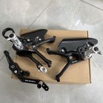 2025 CNC Rearsets Foot Pedal Footrest Heel Guard For BMW S1000RR M1000RR 2019-