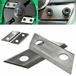 2Pcs Garden Shredder Chipper Blades Cutters For Eco ES1600 For McCulloch MCS200