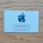 Apple Gift Card Digital Code Card with Redemption Code (Code Visible)