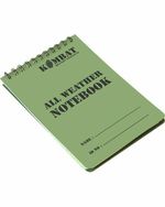 NEW KombatUK A6 All Weather Military Army Waterproof Notebook Notepad 50 Page