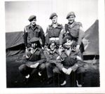 1950 Barrow Territorial Army Camp Cadet NCo's Original Photo 2.25x2.25 inches