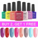 CANNI UV LED Gel Colour Base Top Soak Off Varnish Nail Polish 7.3ml