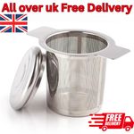 Stainless Steel Mesh Tea Infuser Strainer Metal Loose Leaf Cup Filter With Lid