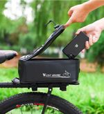 WEST BIKING Waterproof Bike Trunk Bag Bicycle Rear Rack Pack Bag Pannier 4L