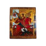 Orthodox Catholic Wooden Hand Painted Icon Of St Michael Archangel Apocalypse