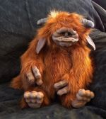 25CM Labyrinth Big Mouth Monster Animal Baby Ludo Plush Action Figure Toys