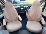 Fit PEUGEOT BOXER motorhome seat covers 2 fronts, GolWAF MOS: 004