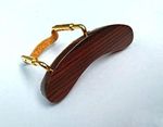 MUSICAL STRING Mandolin Armrest Rosewood Wood with Golden Color U Clamp