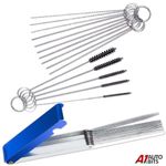 Carburetor Cleaning Kit Carb Dirt Jet Cleaner Tools 20 Needle 13 Wires Brush