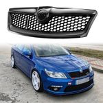For Skoda Octavia Mk2 Front Radiator Bumper Grille VRS Honeycomb Mesh Grill UK