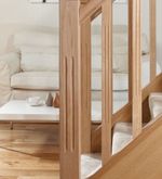 Stair Balustrade Rail Kit Fluted Stair and Landing Kit Double Flute Pine