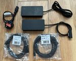 Microsoft Surface Docking Station 1661 + PSU 1749 Surface Pro 3/4/5/6/7 + CABLES