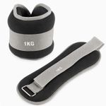 Wrist & Ankle Weights 1kg Pair,Adjustable Wrist Leg Arm Weights for durable
