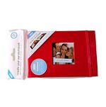 24 Photo Album Memory Book  6" x 4" Picture With Stickers Red