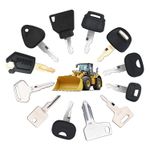 12PCS KEY SET Master Key Ignition Set For Agricultural + Heavy Plant Machinery