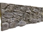 3D AQUARIUM BACKGROUND FOR FISH TANK BACK WALL GREY ROCK POLY DECORATION RESIN