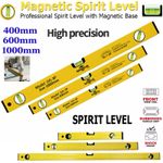 3 PCS BUILDERS SPIRIT LEVELS SET 300mm 600mm 1000mm PROFESSIONAL DIY LEVEL TOOLS