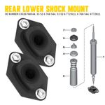 2x Lower Rear Shock Mount Bushes For BMW E81 E82 E87 E88 E90 E91 E92 E93 Strut