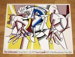 Roy Lichtenstein Poster - The Red Horseman 1975 Leo Castelli New York Original