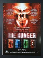 The Hunger - Horror Anthology - Warner Videos Magazine Advert #B4123