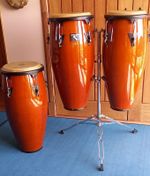 LP Congas and Djembes with stand. Collection from the Central belt or Kent