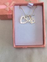 18th Birthday Gift Necklace Milestone Key Charm, Gift Boxed, handmade, FREEPOST 