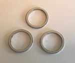 3 x Alloy Exhaust Header Manifold Gaskets for Yamaha MT-09 13-25 XSR900 16-25