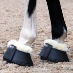 Masta Leather Look Over Reach Boot Black