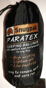 SNUGPAK PARATEX LINER UK MADE ,  available In Black