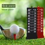 Durable Portable Scoring Keeper 18 Hole Golf Accessories Stroke Putt Golf Shot