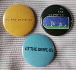 At The Drive In (post hardcore / emo) three 25mm button badges. Free UK postage!