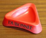 VINTAGE French Dubonnet Ashtray - 14cm Retro Home Bar Advertising French Bistro