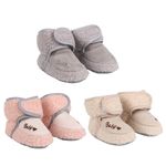Infant Baby Boys Girls Toddler Anti-slip Warm Slippers Socks Crib Shoes Boots