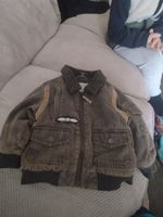AMAZING CONDITION Next Boys Brown Aviator Bomber Jacket – 12–18 Months