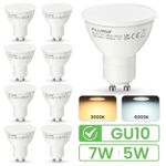 ALUSSO GU10 LED Bulbs 5W 7W Cool/Warm White 3000k/6000k 4 8 10 12 20 40 80 Pack