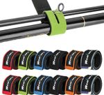 12x Fishing Rod Wrap Tie Holder Strap Bands Fastener Ties Fishing Kit Adjustable