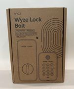 Wyze Lock Bolt Smart Door Lock Keypad Fingerprint  Matte Black WLCKB1 (OB)