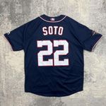 Majestic Athletic Washington Nationals MLB Jersey Cool Base Medium Mens SOTO #22