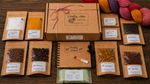 Natural Dyeing 'Experimenter's' Starter Kit for Natural Fibres 300g 6 dyes, book