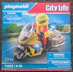 PLAYMOBIL City Life Motorbike Playset 20pc Creative Activity Set MPN 71205